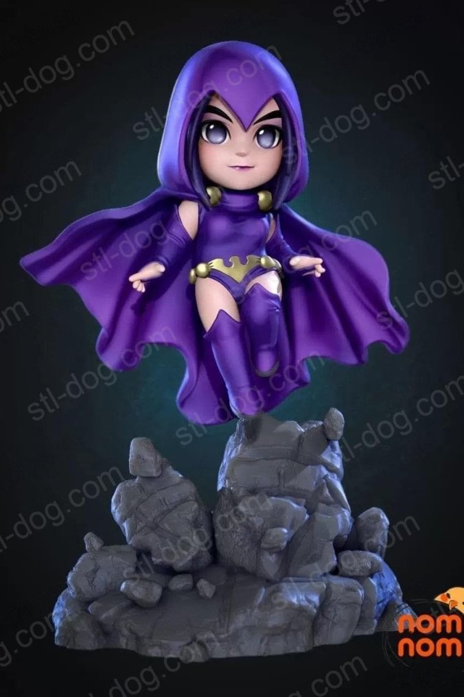 渡鸦(Raven Chibi) 3D打印图纸